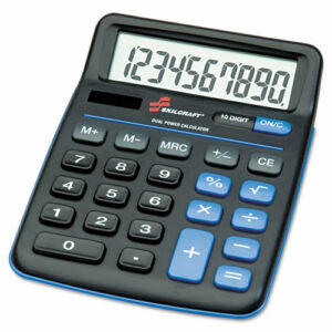 7420014844580, SKILCRAFT Desktop Calculator, 10-Digit Digital