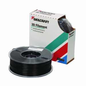 7045017057352, SKILCRAFT 3D Printer Polylactic Acid Filament, 1 kg Spool, 2.85 mm, Black