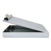 Redi-Rite Aluminum Storage Clipboard, 1" Clip Capacity, Holds 8.5 x 11 Sheets, Silver - Image 3