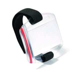 Card Holder Outdoor Secure, Vertical, 3.42" x 2.12", Clear, 10/Box