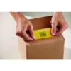 LabelWriter Name Badge/Shipping Labels, 2.13", Black on Yellow, 220 Labels/Roll - Image 4