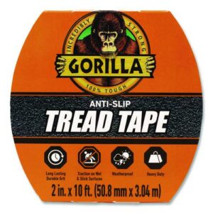 Tread Tape, 3" Core, 2" x 10 ft, Black