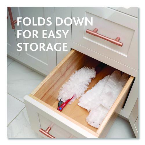 Flex and Catch Duster Heavy-Duty Refills, Polyester, White, 5/Pack, 4 Packs/Carton - Image 11