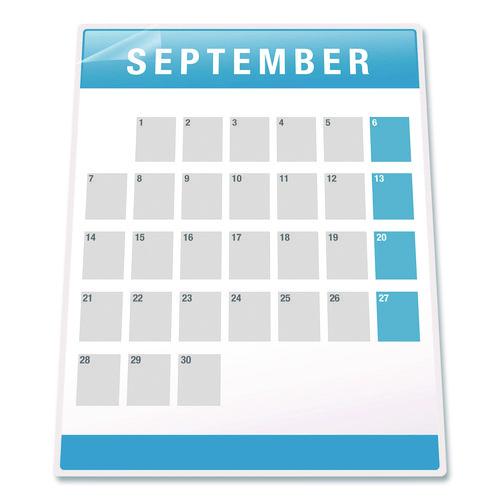 Self-Adhesive Laminating Sheets, 3 mil, 9.25 x 12, Glossy Clear, 10/Pack - Image 2