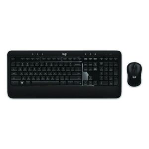 Advanced Wireless Mouse and Keyboard Combo, 2.4 GHz Frequency, 33 ft Wireless Range, Black