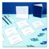 Magnetic Style Name Badge Kit, Horizontal, 4 x 3, White, 24/Pack - Image 5