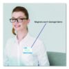 Magnetic Style Name Badge Kit, Horizontal, 4 x 3, White, 24/Pack - Image 2