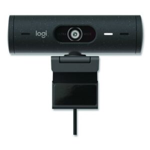 Brio 505 Plug and Play Webcam, 1920 pixels x 1080 pixels, 4 Mpixels, Graphite