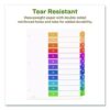 Customizable Table of Contents Ready Index Dividers with Multicolor Tabs, 12-Tab, 1 to 12, 11 x 8.5, White, 3 Sets - Image 7