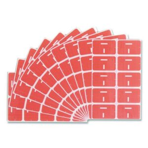 AlphaZ Color-Coded Second Letter Alphabetical Labels, I, 1 x 1.63, Pink, 10/Sheet, 10 Sheets/Pack