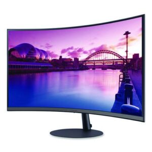 Curved LED Monitor, 27" Widescreen, VA Panel, 1920 Pixels x 1080 Pixels