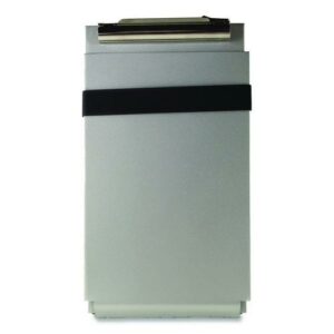 Recycled Aluminum Citation Holder Clipboard, 1/2" Clip Capacity, Holds 6 x 11 Sheets, Silver