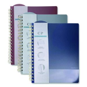 Noted Neutrals Ideal Notebook, Management Format with Narrow Ruling, Randomly Assorted Cover Colors, (100) 9.5 x 7.35 Sheets