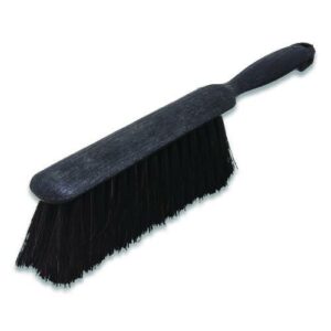 Counter/Radiator Brush, Black Horsehair Blend Bristles, 8" Brush, 5" Black Handle