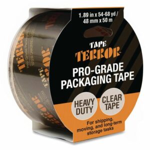 Pro-Grade Packaging Tape, 3" Core, 1.88" x 54.6 yds, Clear
