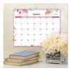 Lindley Monthly Wall Calendar, Floral Artwork, 15 x 12, White/Pink/Red Sheets, 12-Month (Jan to Dec): 2026 - Image 4
