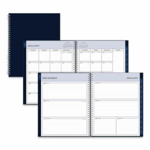 Passages Weekly/Monthly Planner, 11 x 8.5, Navy Cover, 12-Month (Jan to Dec): 2026