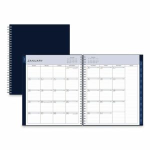 Passages Monthly Planner, 10 x 8, Navy Cover, 12-Month (Jan to Dec): 2026