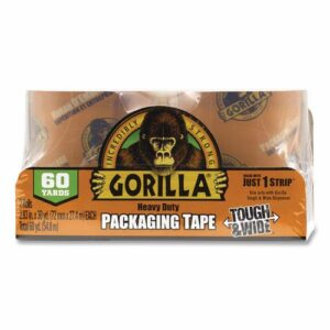 Heavy Duty Tough and Wide Packaging Tape Refill, 2.88" x 30 yds, Clear, 2/Pack