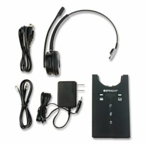 ZuM Maestro SPT-HS2020 Monaural Over The Head Headset, Black