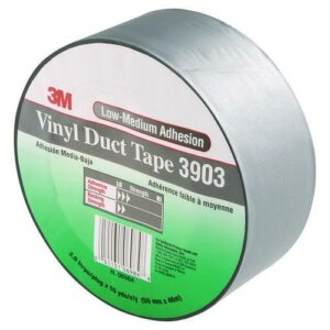 3903 Vinyl Duct Tape, 2" x 50 yds, Gray