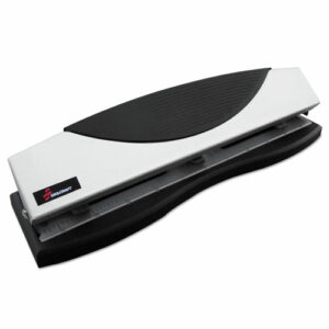 7520016208390, SKILCRAFT Light-Duty Three-Hole Punch, 9/32" Holes, 15-Sheet, Metallic