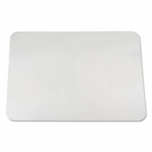 KrystalView Desk Pad with Antimicrobial Protection, Glossy Finish, 24 x 19, Clear