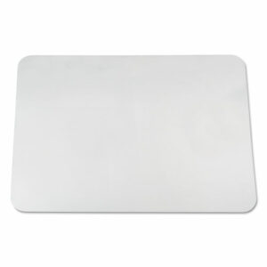 KrystalView Desk Pad with Antimicrobial Protection, Glossy Finish, 38 x 24, Clear