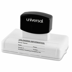 Recycled Custom Micropore Stamp, Preinked, 3.75 x 2.25