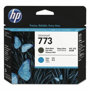 HP 773, (C1Q20A) Cyan/Matte Black Printhead