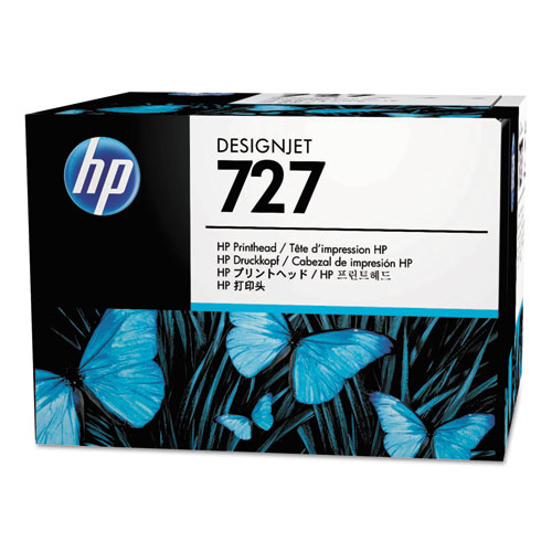 HP 727, (B3P06A) Cyan/Gray/Magenta/Matte Black/Photo Black/Yellow Printhead