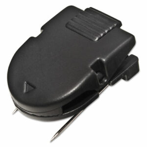 Wall Clips for Fabric Panels, 40 Sheet Capacity, Black, 50/Box