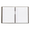 NotePro Notebook, 1-Subject, Medium/College Rule, Black Cover, (75) 11 x 8.5 Sheets - Image 2