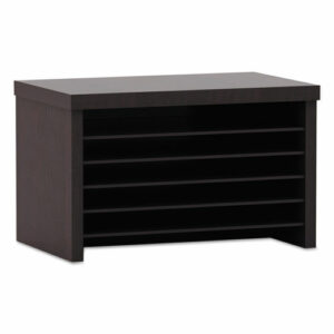 Alera Valencia Series Under-Counter File Organizer, 6 Sections, 15.75" x 9.88" x 10.88", Espresso