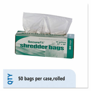 8105015574974, SKILCRAFT Heavy-Duty Shredder Bags, 45 gal Capacity, 50/BX