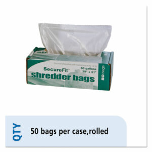 8105015574976, SKILCRAFT Heavy-Duty Shredder Bags, 50 gal Capacity, 50/BX