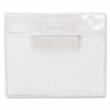 Magnetic-Style Name Badge Kits, Horizontal, Clear 4.5" x 3.25" Holder, 4.13" x 3" Insert, 20/Pack - Image 2
