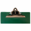 Recycled Plastic Clipboard with Ruler Edge, 1" Clip Capacity, Holds 8.5 x 11 Sheets, Green - Image 2