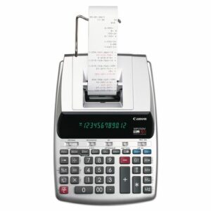MP25DV 12-Digit Ribbon Printing Calculator, Black/Red Print, 4.3 Lines/Sec