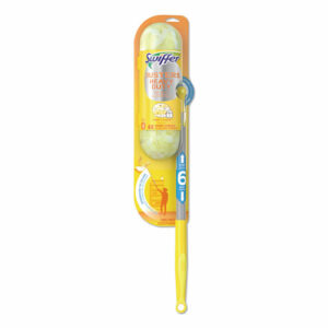 Heavy Duty Dusters with Super Extender Handle, 6 ft Handle, 1 Handle/4 Dusters, 4/Carton