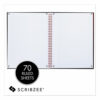 Hardcover Twinwire Notebooks, SCRIBZEE Compatible, 1-Subject, Wide/Legal Rule, Black/Red Cover, (70) 11 x 8.5 Sheets - Image 2