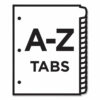 Heavy-Duty Preprinted Plastic Tab Dividers, 26-Tab, A to Z, 11 x 9, Yellow, 1 Set - Image 3