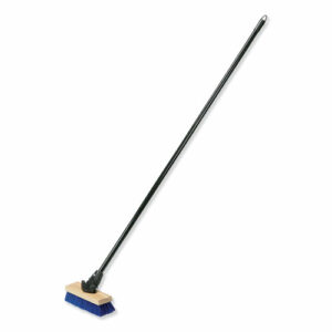 7920016827630, SKILCRAFT FlexSweep Broom, 59" Metal Handle, Black/Blue