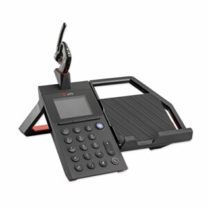 Elara 60 Series Wired Conferencing Phone with Voyager 5200 Wireless Headset, Black