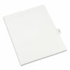 Allstate-Style Legal Side Tab Dividers, 26-Tab, Exhibit G, 11 x 8.5, White, 25/Pack