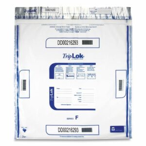 Deposit Bag, Plastic, 20 x 20, Clear, 250/Carton