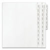 Preprinted Legal Exhibit Side Tab Index Dividers, Allstate Style, 26-Tab, Exhibit A to Exhibit Z, 11 x 8.5, White, 1 Set