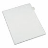Preprinted Legal Exhibit Side Tab Index Dividers, Allstate Style, 10-Tab, 5, 11 x 8.5, White, 25/Pack