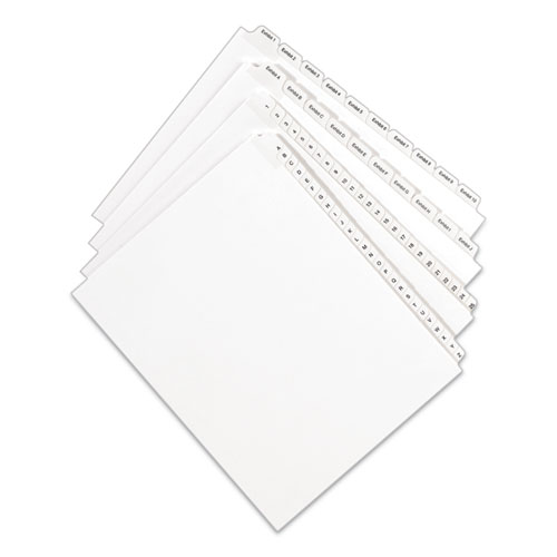 Preprinted Legal Exhibit Side Tab Index Dividers, Allstate Style, 25-Tab, Exhibit 1 to Exhibit 25, 11 x 8.5, White, 1 Set - Image 6