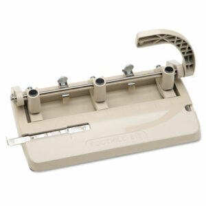 7520001394101, SKILCRAFT Heavy-Duty Three-Hole Punch, 13/32" Holes, 28-Sheet, Beige